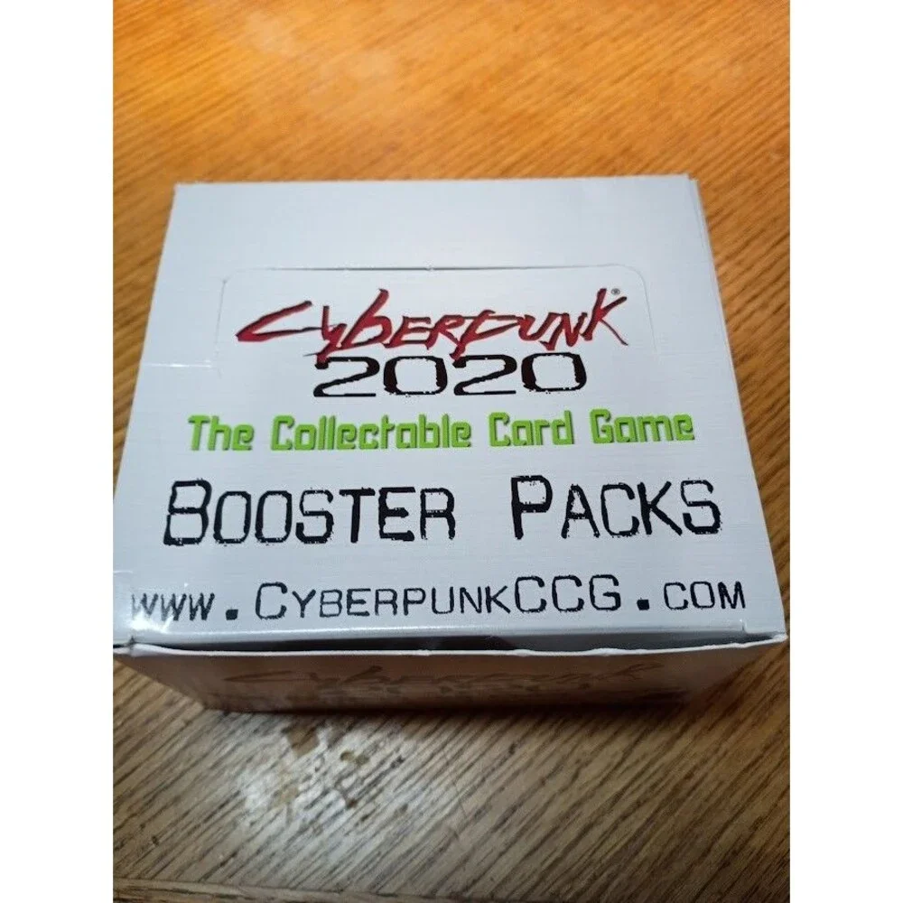 Cyberpunk CCG 2020 Edition Booster Packs. SEALED New Open Box (starters sealed)